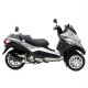 NERO Slip-on PIAGGIO MP3 400/LT/RST (07-12), MP3 500/BUSINESS/LT/SPORT (11-16)