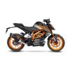 LV One Evo Black Slip-on KTM DUKE 125, DUKE 390 (21-23)