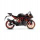 LV One Evo Black Slip-on KTM RC 125, RC 390 (22-23)