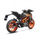 LV-10 Black Slip-on KTM DUKE 125, DUKE 390 (21-23)