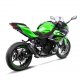 LV-10 Full Black Slip-on KAWASAKI NINJA 400 (18-21), NINJA 400 (22-23), Z 400 (19-21), Z 400 (22-23), NINJA 500/SE (24 >), Z 500/SE (24 >)