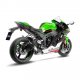 LV Corsa Black Slip-on KAWASAKI ZX-10R NINJA (16-20), ZX-10R NINJA (21-24), ZX-10RR NINJA (17-20), ZX-10RR NINJA (21-24)