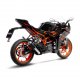 LV-10 Black Slip-on KTM RC 125 (22-23)