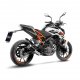 LV-10 Black Slip-on KTM DUKE 125, RC 125, DUKE 390, RC 390 (17-20)