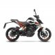 LV-10 Full Black Slip-on KTM DUKE 125, RC 125, DUKE 390, RC 390 (17-20)