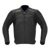 Avant Perforated Leather Jacket Black